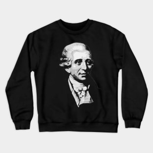Jospeh Haydn Black and White Crewneck Sweatshirt